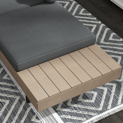 Outsunny Three-Piece 'L' Garden Sofa Set - Grey 