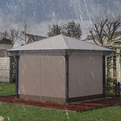 Outsunny 3 x 3 (m) Gazebo Protective Cover, Waterproof Cover for Gazebo, Canopy, and Tent 