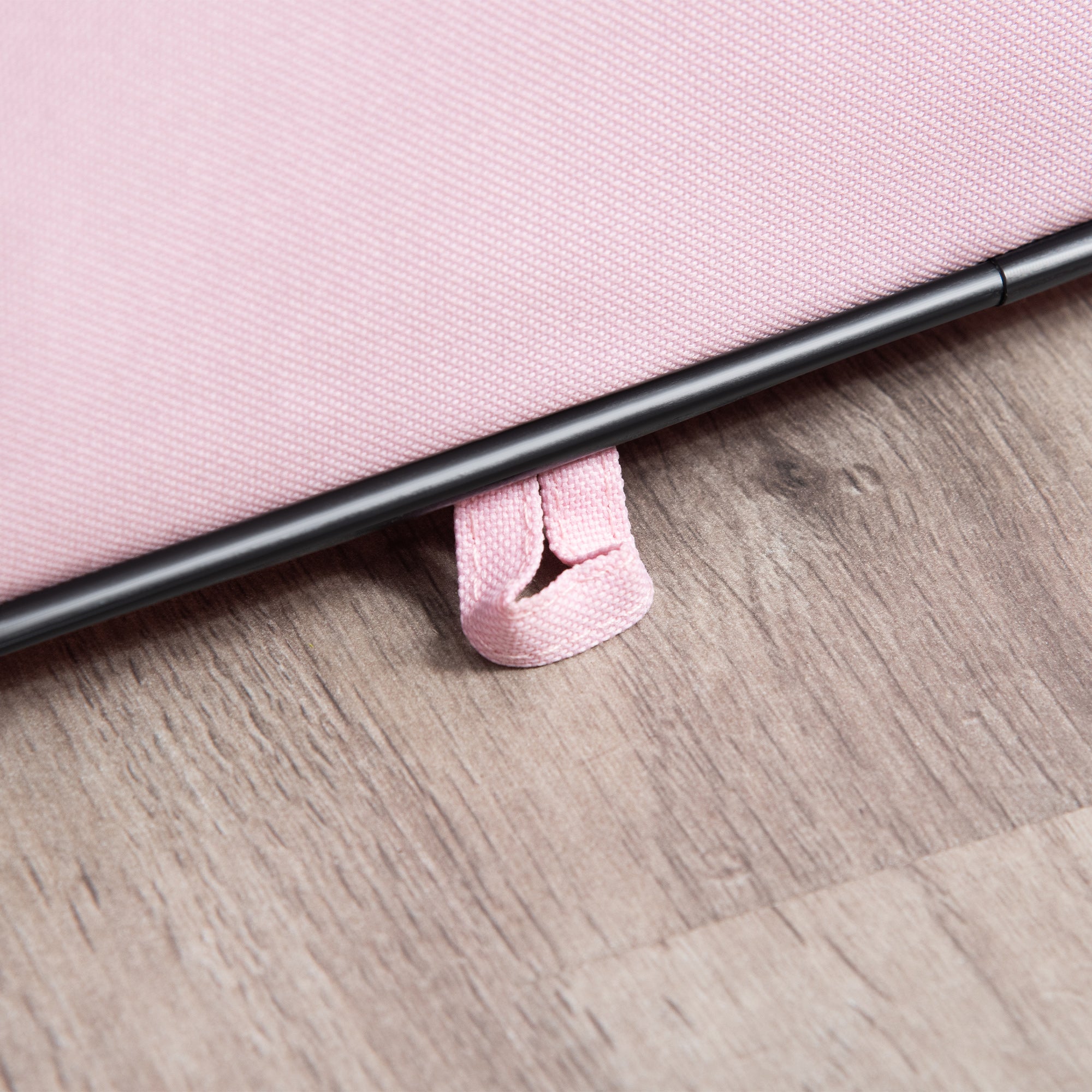 PawHut Fabric Pet Whelping Box Dog Cat Puppy Playpen Rabbit Guinea Pig Play Pen in Pink With Carry Bag Small Dia 90 x 41Hcm 