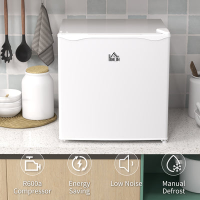 HOMCOM 35L Mini Freezer, -24\'e2\'84\'83 to -14\'e2\'84\'83 Temperature - White 