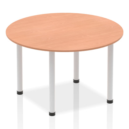 Impulse Round Table With Post Leg