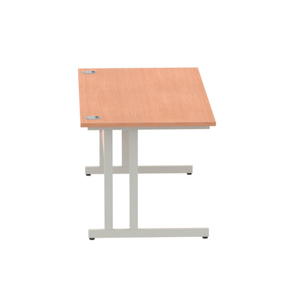 Impulse 1600mm Straight Desk Cantilever Leg