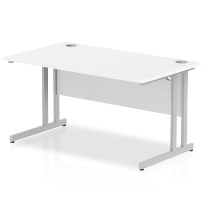 Impulse 1400mm Straight Desk Cantilever Leg