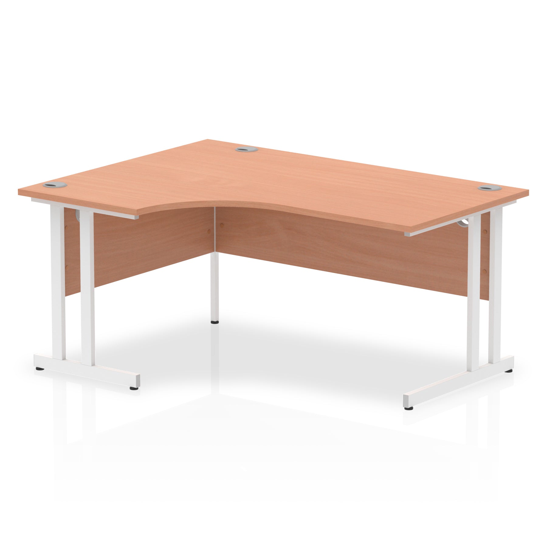 Impulse 1600mm Left Crescent Desk Cantilever Leg