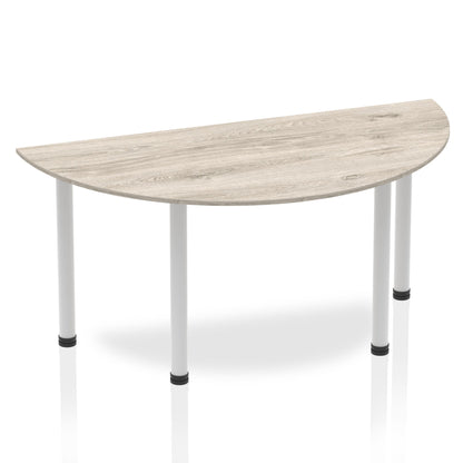 Impulse Semi-Circle Table With Post Leg