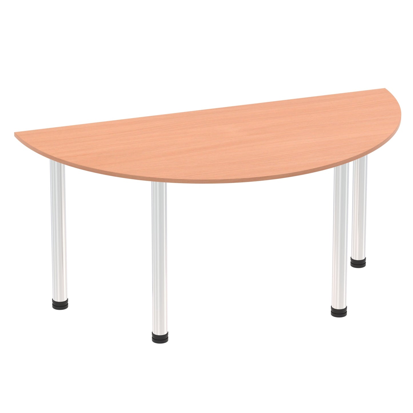 Impulse Semi-Circle Table With Post Leg