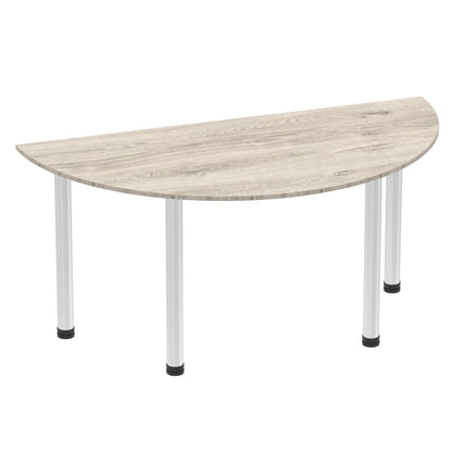 Impulse Semi-Circle Table With Post Leg