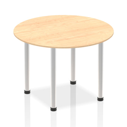 Impulse Round Table With Post Leg