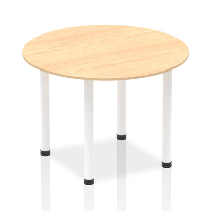 Impulse Round Table With Post Leg