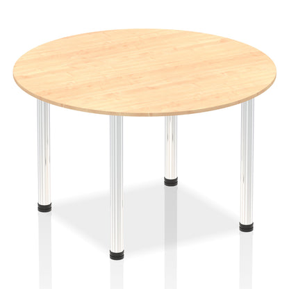 Impulse Round Table With Post Leg