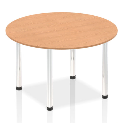 Impulse Round Table With Post Leg