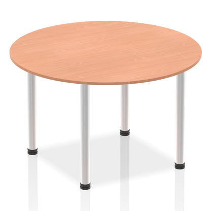 Impulse Round Table With Post Leg