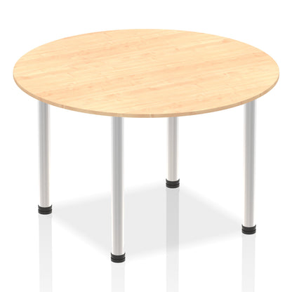 Impulse Round Table With Post Leg