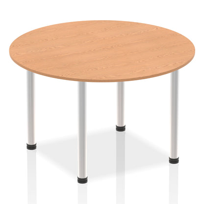 Impulse Round Table With Post Leg