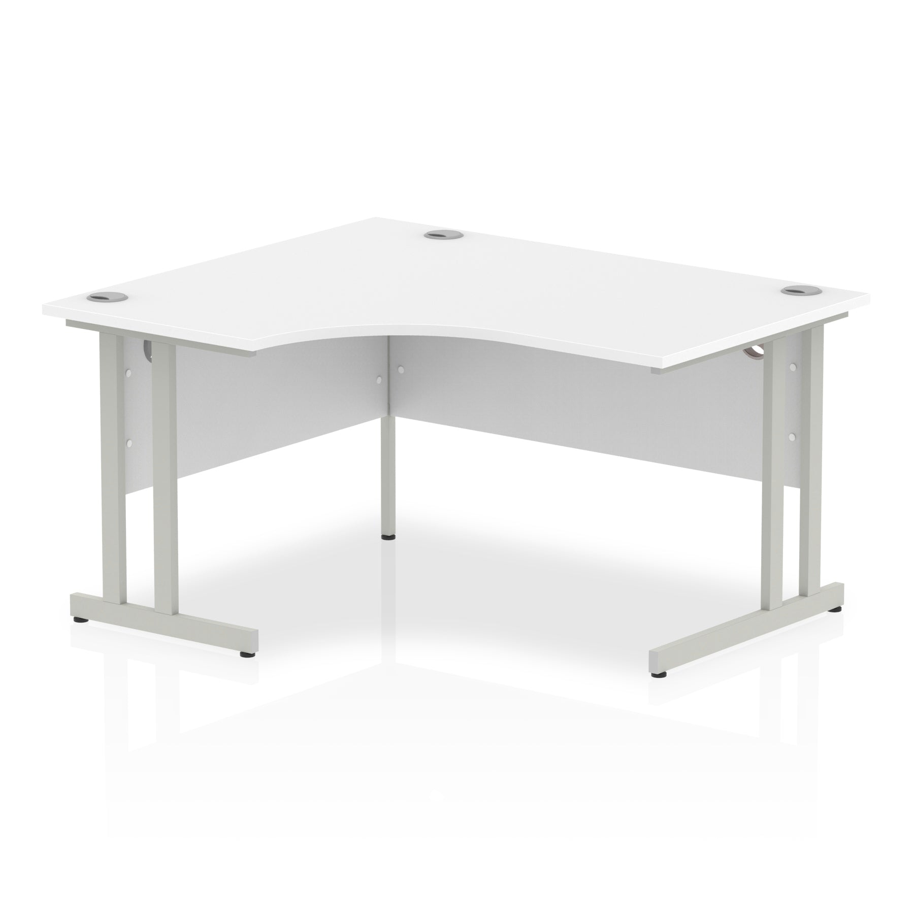 Impulse 1400mm Left Crescent Desk Cantilever Leg