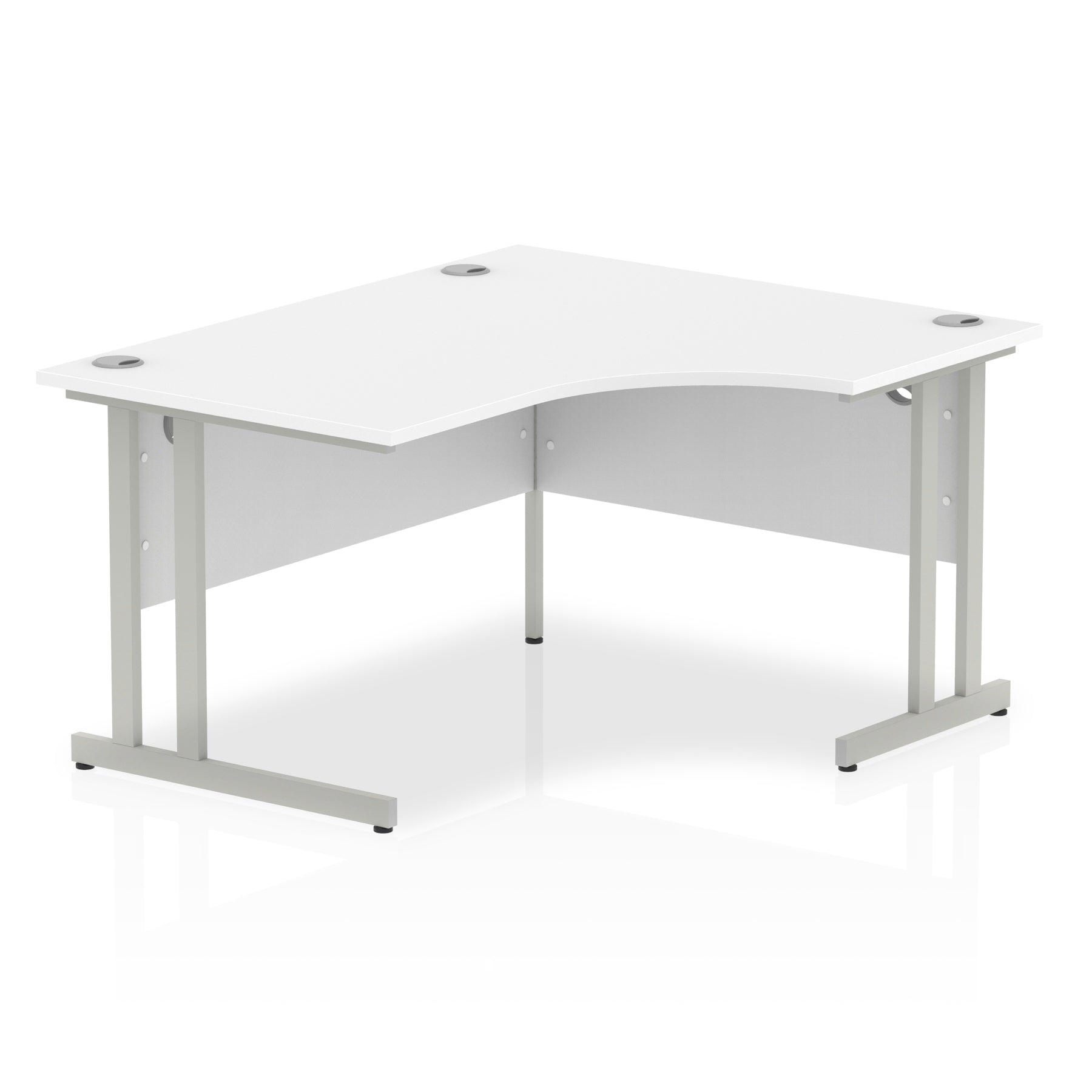 Impulse 1400mm Right Crescent Desk Cantilever Leg