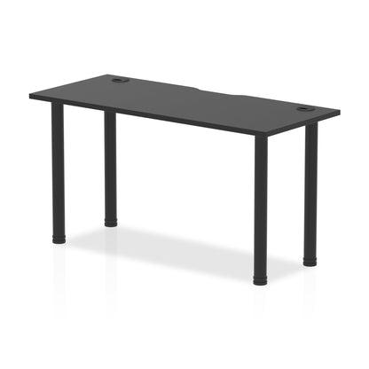 Impulse Black Series Slimline Straight Table