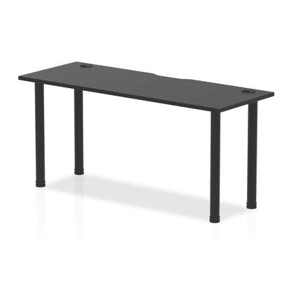 Impulse Black Series Slimline Straight Table