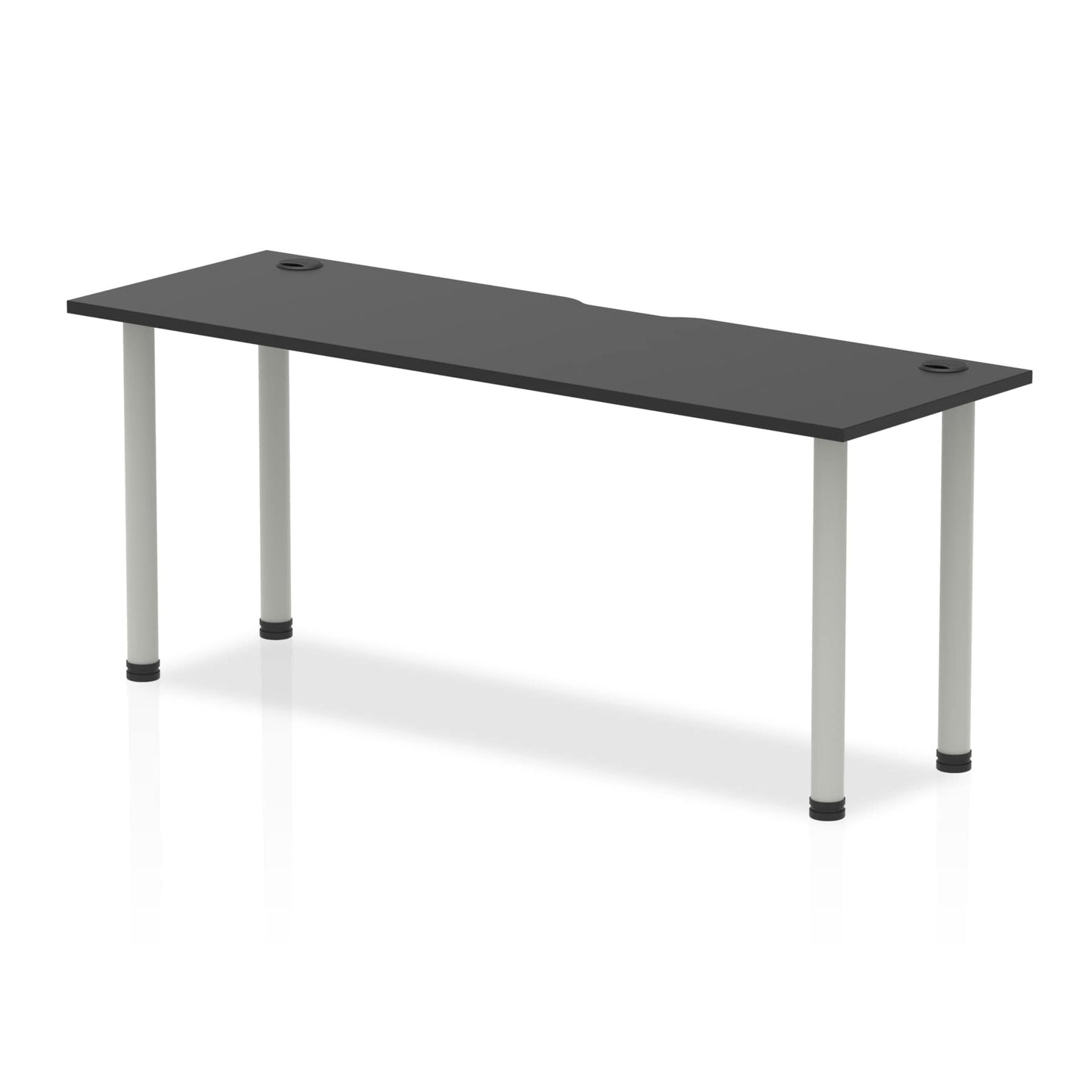 Impulse Black Series Slimline Straight Table