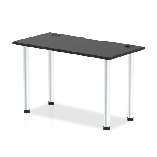 Impulse Black Series Slimline Straight Table