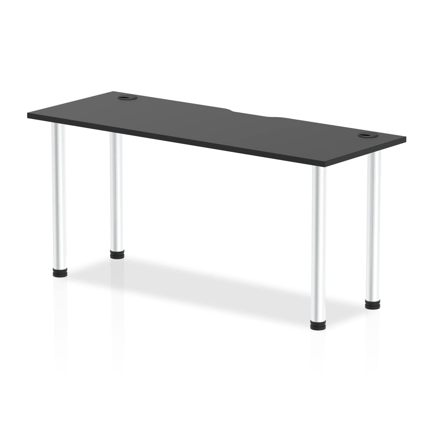 Impulse Black Series Slimline Straight Table