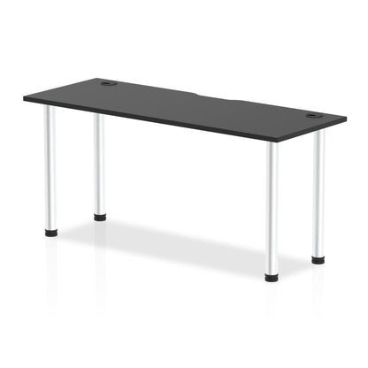 Impulse Black Series Slimline Straight Table