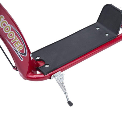 HOMCOM Kids Scooter Kick Scooter with 12" EVA Tyres, Rear Brake, Big Wheels Scooter for 5-12 Years Old, Red 