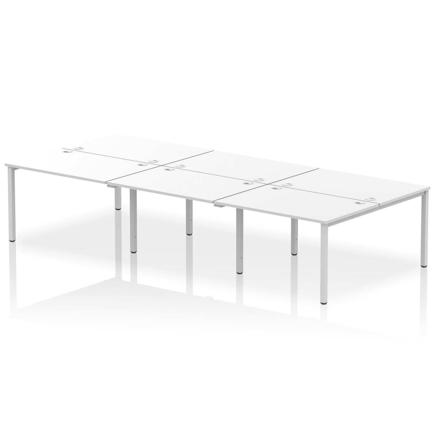 Impulse B2B Bench Desk - 6 Person