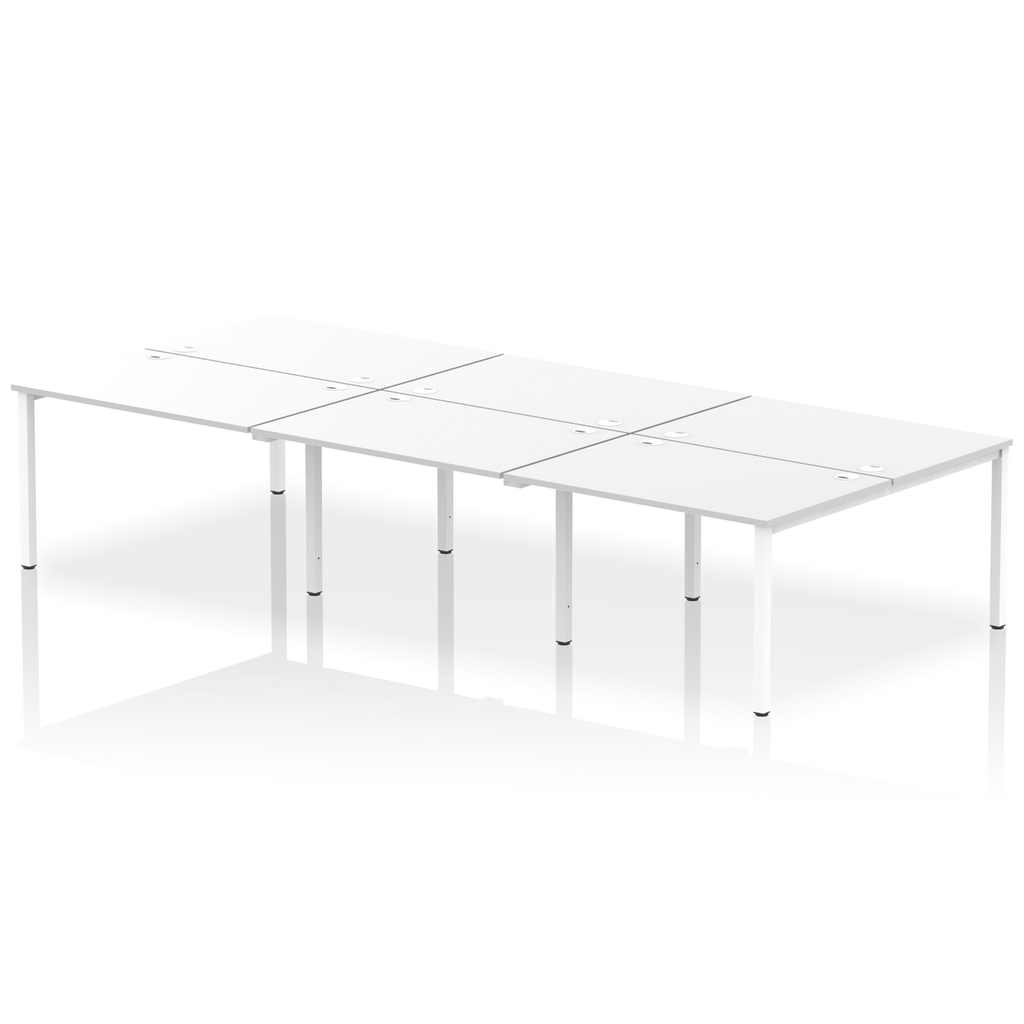 Impulse B2B Bench Desk - 6 Person