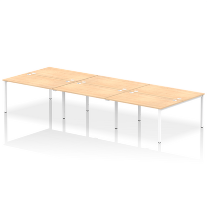 Impulse B2B Bench Desk - 6 Person