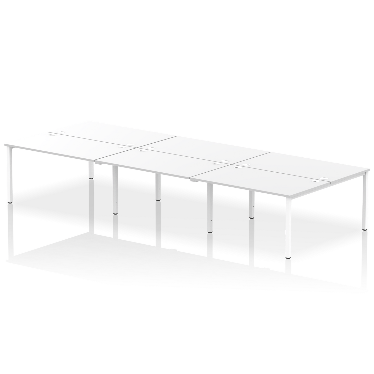 Impulse B2B Bench Desk - 6 Person