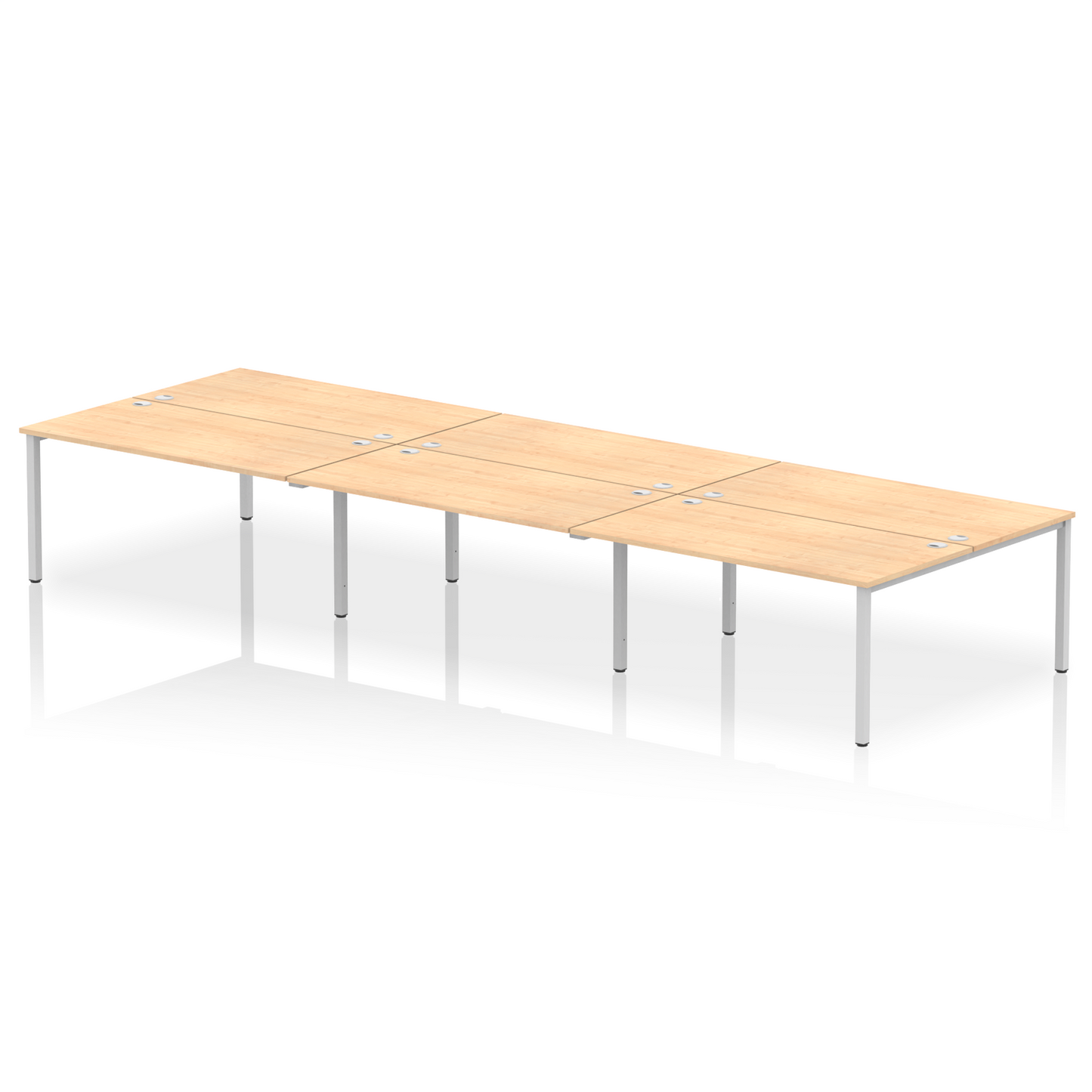 Impulse B2B Bench Desk - 6 Person