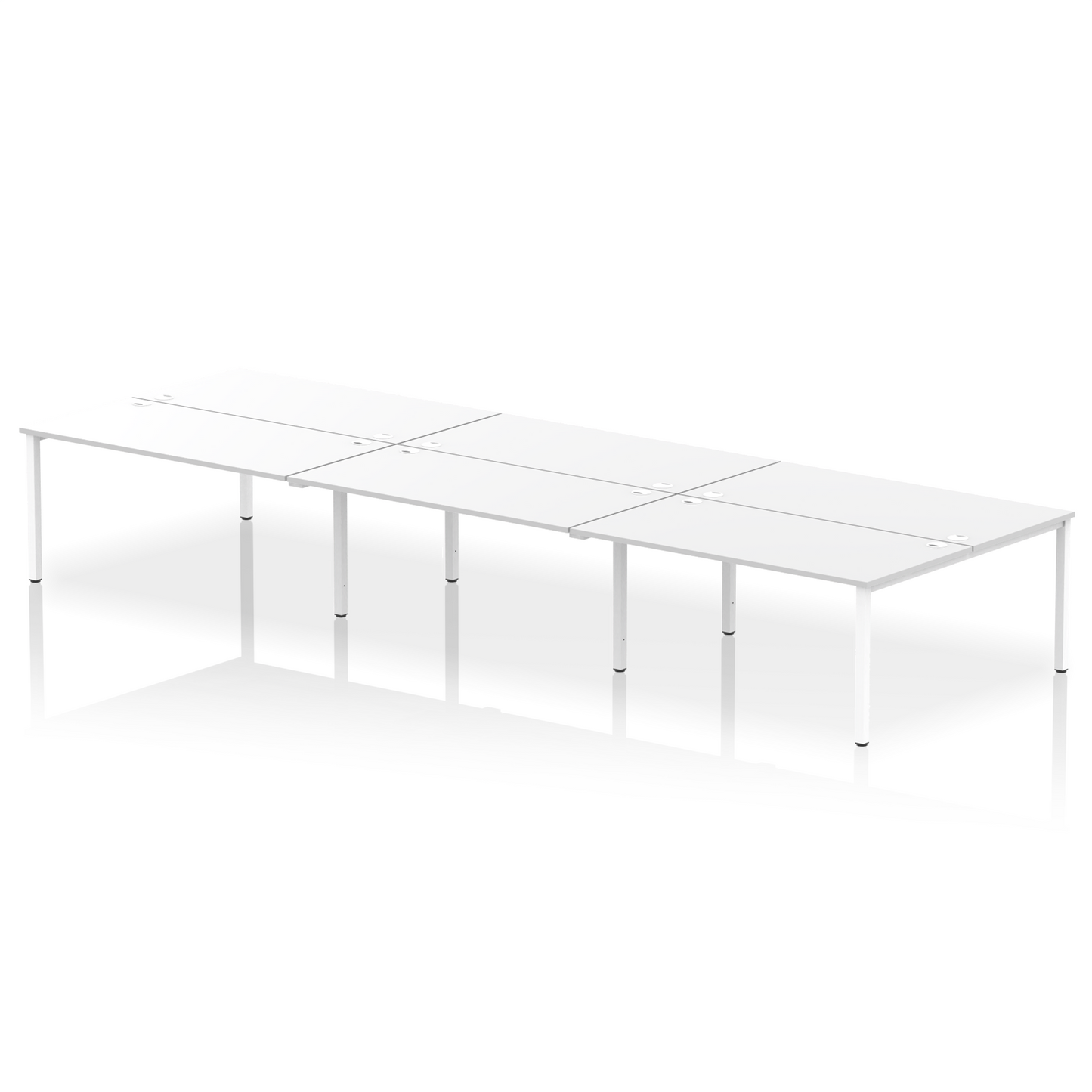 Impulse B2B Bench Desk - 6 Person