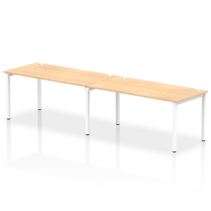 Impulse Single Row Bench Desk - 2 Person