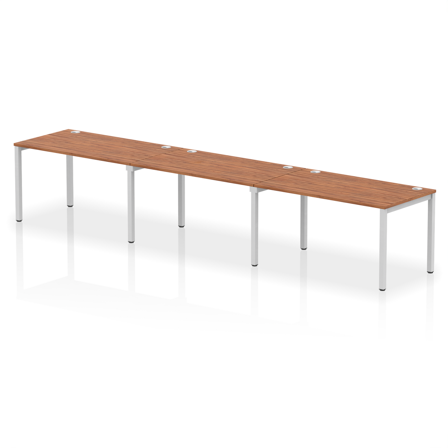 Impulse Single Row Bench Desk - 3 Person