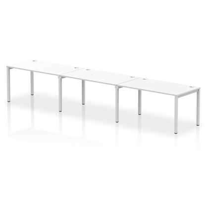 Impulse Single Row Bench Desk - 3 Person