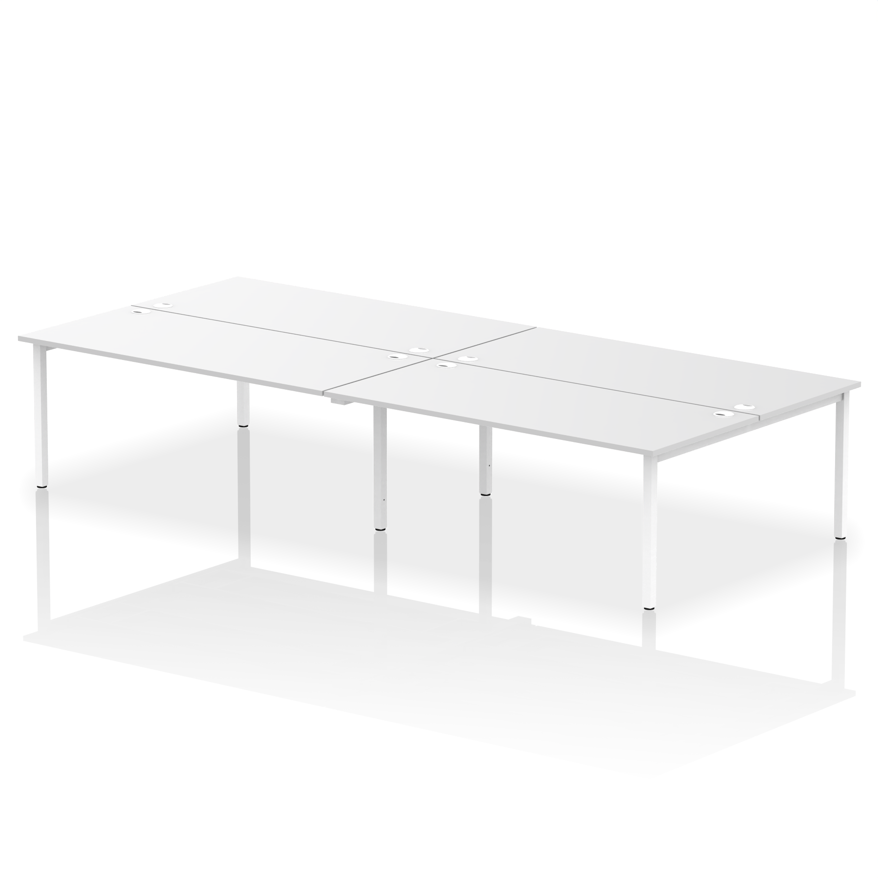 Impulse B2B Bench Desk - 4 Person