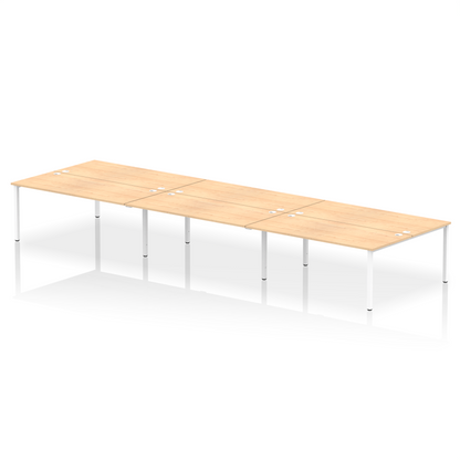 Impulse B2B Bench Desk - 6 Person