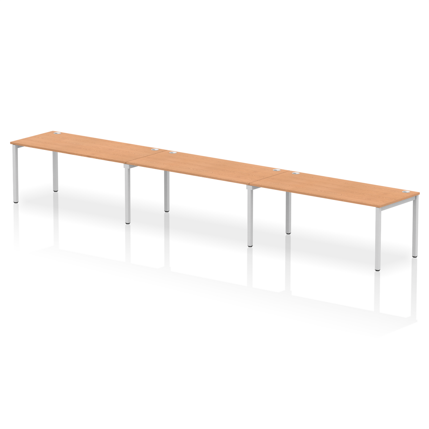 Impulse Single Row Bench Desk - 3 Person