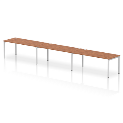 Impulse Single Row Bench Desk - 3 Person