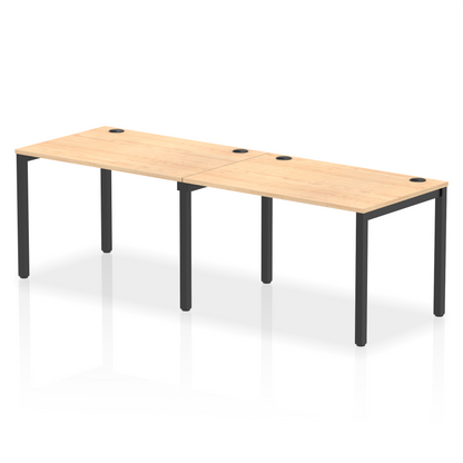 Impulse Single Row Bench Desk - 2 Person