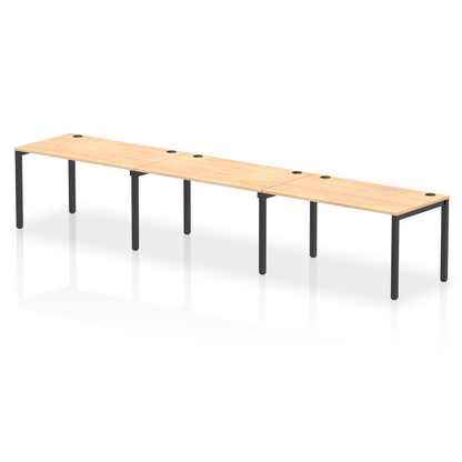 Impulse Single Row Bench Desk - 3 Person