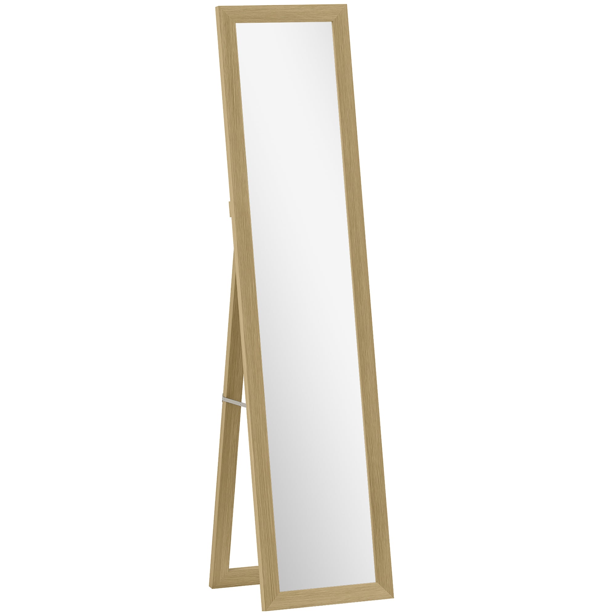 HOMCOM 37 x 157 cm Full Length Mirror - Natural 