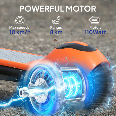 SPORTNOW Electric Scooter for Kids, with LED Display, Green 