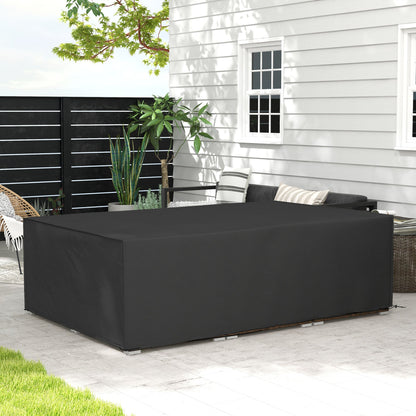 Outsunny 155 x 222cm Waterproof Furniture Cover - Black 
