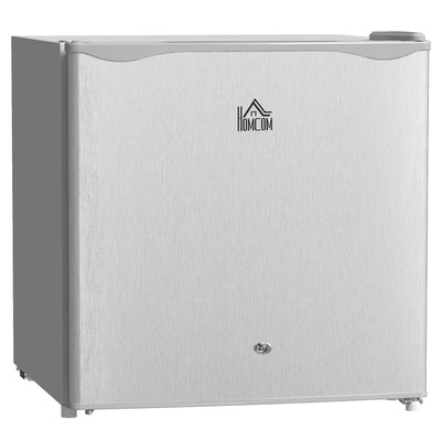 HOMCOM 46 Litre Lockable Countertop Fridge - Grey 