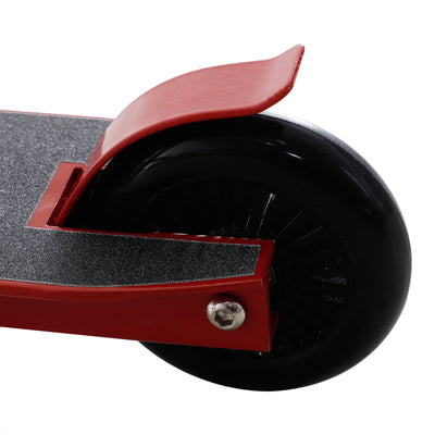 HOMCOM Street Stunt Scooter Intermediate and Beginner Freestyle Tricks Scooters For 14+ Teens Adult w/ Rear φ10cm Wheel & Brake - Red 