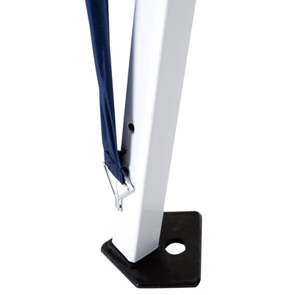 Outsunny 3 M x 3 M Base/ 2.5 M x 2.5 M Top Pop Up Gazebo with Carry Bag, Height Adjustable Slant Leg Party Tent Instant Event Shelter for Garden, Patio