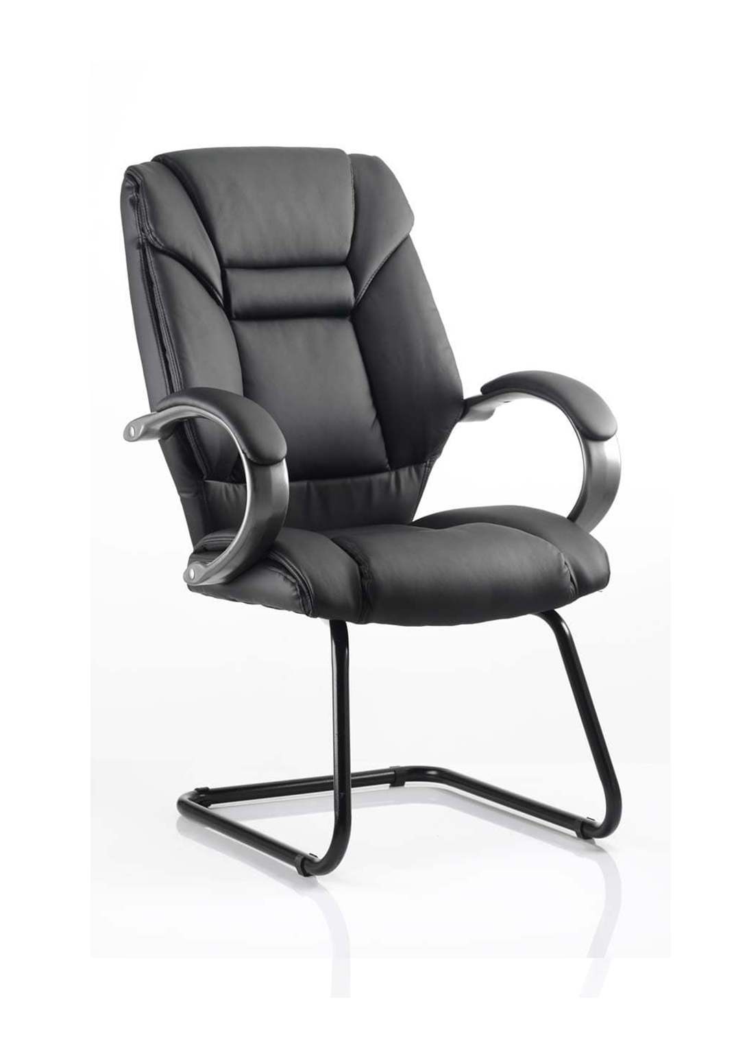 Galloway High Back Cantilever Visitor Chair with Arms