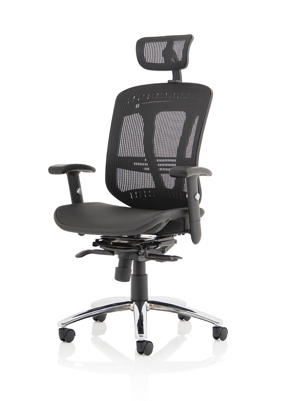 Mirage II Mesh Back Task Operator Office Chair with Height Adjustable Arms